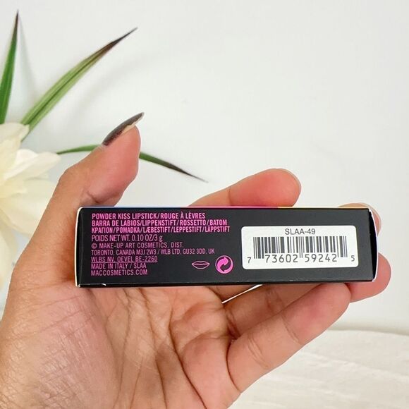 NIB MAC Moon Masterpiece Powder Kiss Lipstick Luck be a Lady - Picture 4 of 8